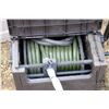 Image 3 : Cranking hose storage bin with approx. 100' hose