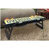 Image 1 : Truck box mount wide load sign with lights, 72" wide
