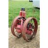 Image 1 : Antique fire station extinguisher with 2 large nitrogen tanks