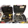 Image 1 : DeWalt 12v Cordless drill with 2 batteries and charger a Mastercraft 1/2" drive corded electric impa