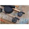 Image 2 : 2 quality fly rods sets including Scientific Angler 2 piece 10' fly rod with reel and case, and an N