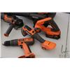 Image 4 : Selection of Rigid 18v battery operated tools including blower, 4" angle grinder, precision sander, 