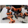 Image 2 : Selection of Rigid 18v battery operated tools including variable speed drill, impact driver, hammer 