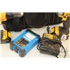 Image 2 : DeWalt 20v impact driver and variable speed drill set with charger and 2 batteries plus a partial Ma