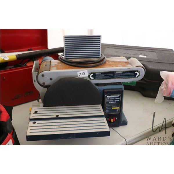 Mastercraft belt and disk sander combo, working at time of catalouging