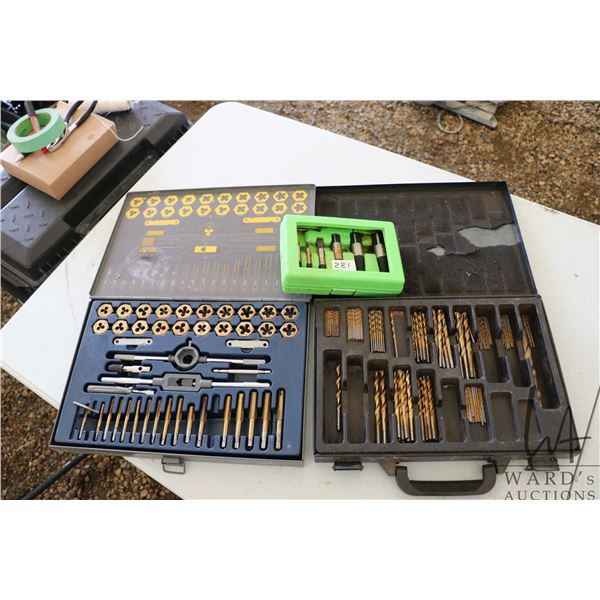 Near complete Mastercraft Maximum standard and metric tap and die set, large Mastercraft drill index