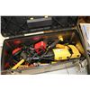 Image 2 : 2 tool boxes with assortment of tools including a Powerfist Reciprocating saw, working at time of ca