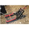 Image 2 : Motormaster hydraulic 1500lb motorcycle jack and a rolling shop stool