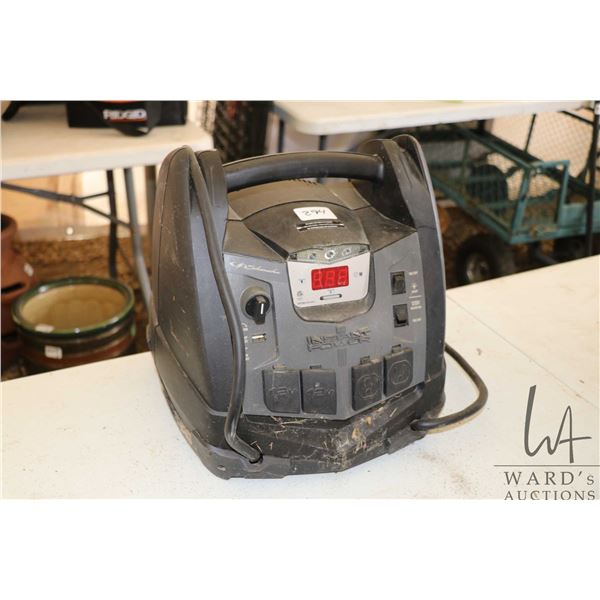 Schumacher instant power battery charger/booster/compressor, not tested at time of catalouging