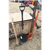 Image 1 : 4' Jackall, a PowerPoint short handle spade, and an axe