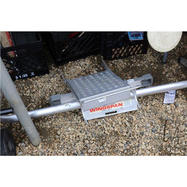 Selection of accessories for Little Giant ladders including Wingspan model 10111, tray, and Little G