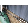 Image 3 : Catfish 10-1R StandUp single seater pontoon fishing boat with 2 oars and storage bags