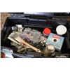 Image 3 : DeWalt Multilevel rolling jobsite toolbox, includes large assortment of plumbing hardware and access