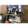 Image 4 : DeWalt Multilevel rolling jobsite toolbox, includes large assortment of plumbing hardware and access