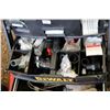 Image 5 : DeWalt Multilevel rolling jobsite toolbox, includes large assortment of plumbing hardware and access