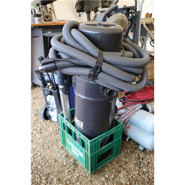Beam central vac system with hose, wand, and attachments, working at time of catalouging