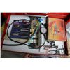 Image 14 : Beach brand mechanics top and bottom tool box with contents including flaring tool, new master craft