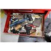 Image 17 : Beach brand mechanics top and bottom tool box with contents including flaring tool, new master craft