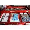 Image 3 : Beach brand mechanics top and bottom tool box with contents including flaring tool, new master craft