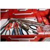 Image 6 : Beach brand mechanics top and bottom tool box with contents including flaring tool, new master craft