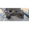 Image 1 : 3 Rockwell corded power tools including model 360 belt sander, circular saw, and model 5372 router. 