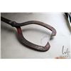 Image 3 : Pair of antique ice or logging tongs, 30in long