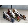Image 1 : 3 wood planes including miller falls NO.14B, Stanley handyman, and Bailey No.5