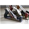 Image 2 : 3 wood planes including miller falls NO.14B, Stanley handyman, and Bailey No.5
