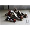 Image 1 : 3 wood planes including Bailey No.5, Miller Falls No.14-01B, and a Dunlap