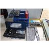 Image 1 : Selection of tools including new Mastercraft plier set, Metric wrench roll, 2 partial socket sets, a