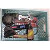 Image 1 : 2 horns (not tested), air stapler, sockets etc..