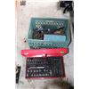 Image 1 : Selection of tools including portable toolbox with small socket set, tin snips etc.. Plus selection 