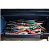 Image 5 : 3 portable tool boxes with selection of screw drivers, sockets, wrenches, etc..