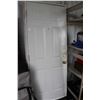 Image 1 : Insulated metal door 79x31.5 inches, includes jam