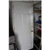 Image 1 : Insulated metal door 79x31.5 inches, includes jam