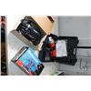 Image 1 : 3 corded power tools including Mastercraft 1/3 sheet sander, Black&Decker grinder, Mastercraft spin 
