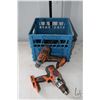Image 1 : Selection of Ridgid 18v tools including R8611501 1/2in drill, R861150 hammer drill, and R84084 radio