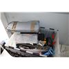 Image 1 : Selection of tools including pliers, mallet, tool roll, tin snips, sockets, etc.
