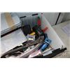 Image 2 : Selection of tools including pliers, mallet, tool roll, tin snips, sockets, etc.