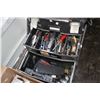Image 3 : Stanley rolling toolbox containing sockets, pliers, screw drivers, nut breaker, etc..