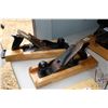 Image 1 : 2 wood planes in wall mount storage caddies