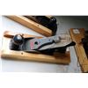 Image 2 : 2 wood planes in wall mount storage caddies