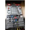 Image 2 : Dewalt portable toolbox containing screw drivers, hammer, saws, etc.. Plus new in package Craftsman 