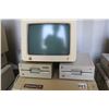 Image 3 : Vintage 1980s Apple IIE with two Apple Disk drives and Apple Monitor. See photos for internals , unt