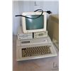 Image 1 : Vintage 1980s Apple IIE with two Apple Disk drives and Apple Monitor. See photos for internals , unt