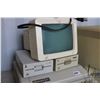 Image 3 : Vintage 1980s Apple IIE with two Apple Disk drives and Apple Monitor. See photos for internals , unt