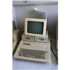 Image 1 : Vintage 1980s Apple IIE with two Apple Disk drives and Apple Monitor with stand. See photos for inte