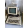 Image 1 : Vintage 1980s Apple IIE with two Apple Disk II disk drives and Apple Monitor with stand. See photos 