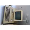 Image 1 : Vintage 1980s Apple IIE and Apple Monitor with stand. See photos for internals , untested at time of