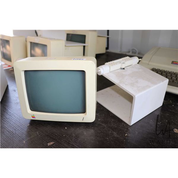 Vintage Apple Monitor with stand. Untested at time of cataloguing